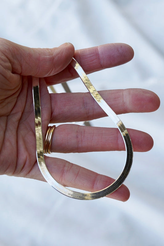 Herringbone Necklace 18''
