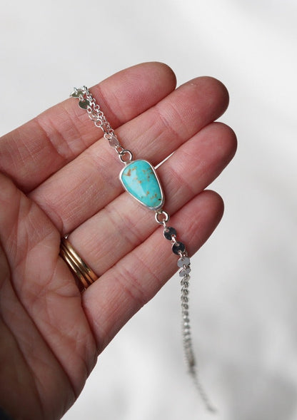 Boho Turquoise Anklet (Palamino)