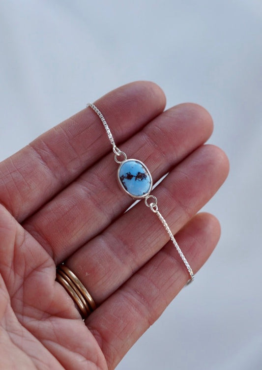 Box Chain Adjustable Bracelet (Golden Hill)