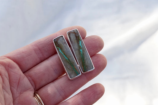 Stud Earrings (Royston Ribbon)
