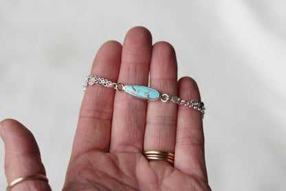 Boho Turquoise Anklet (Palamino)