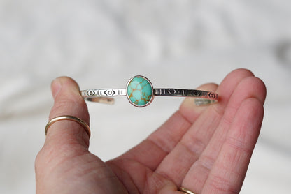 Stamped Cuff (Sonoran Gem)