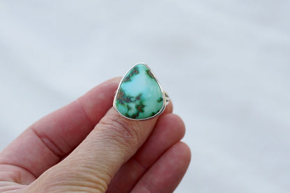 Sterling Silver & Sonoran Mtn Turquoise Ring (Size 8.5)