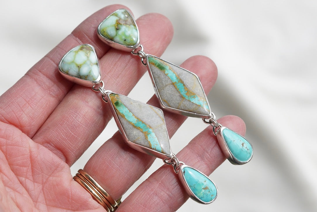 Cascade Statement Earring