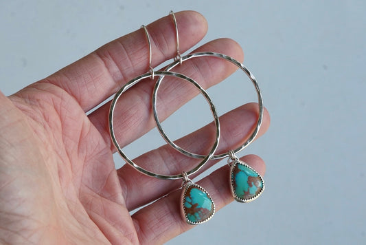 Turquoise Hoops (Royston)