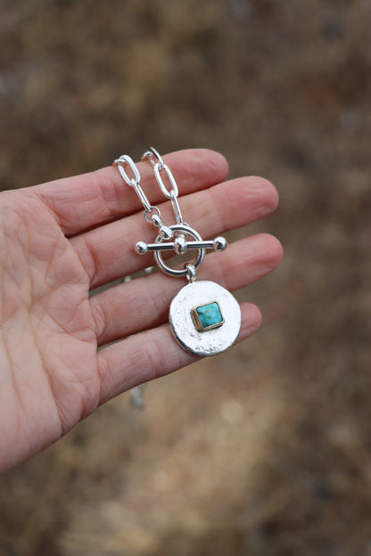 Token Necklace w/ Turquoise #2