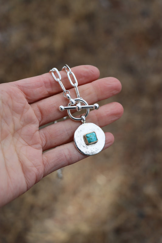 Token Necklace w/ Turquoise #2