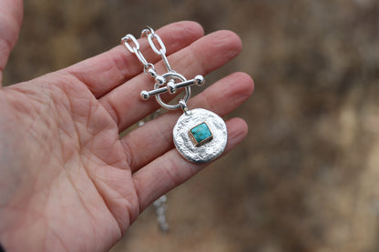 Token Necklace w/ Turquoise #2