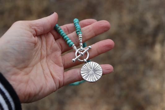 Beaded Token Necklace