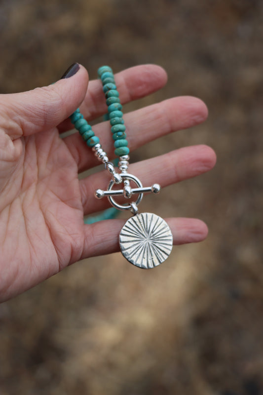 Beaded Token Necklace
