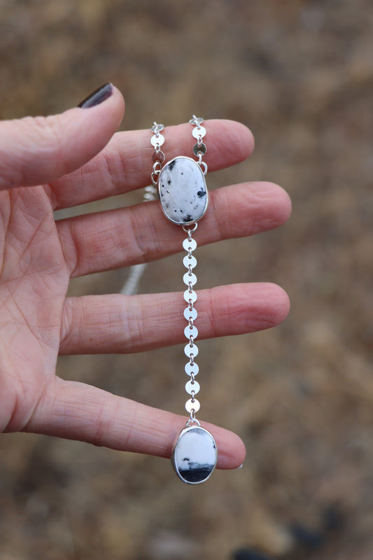 Lariat Necklace (White Buffalo)