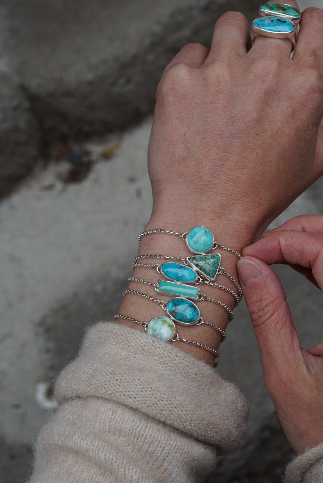 Box Chain Adjustable Bracelet (Royston)