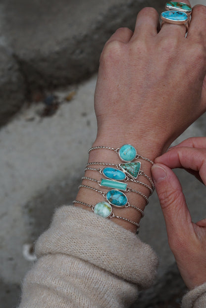 Box Chain Adjustable Bracelet (Royston)