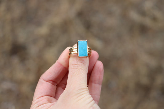 Gold Filled Stacker Ring (Size 9)