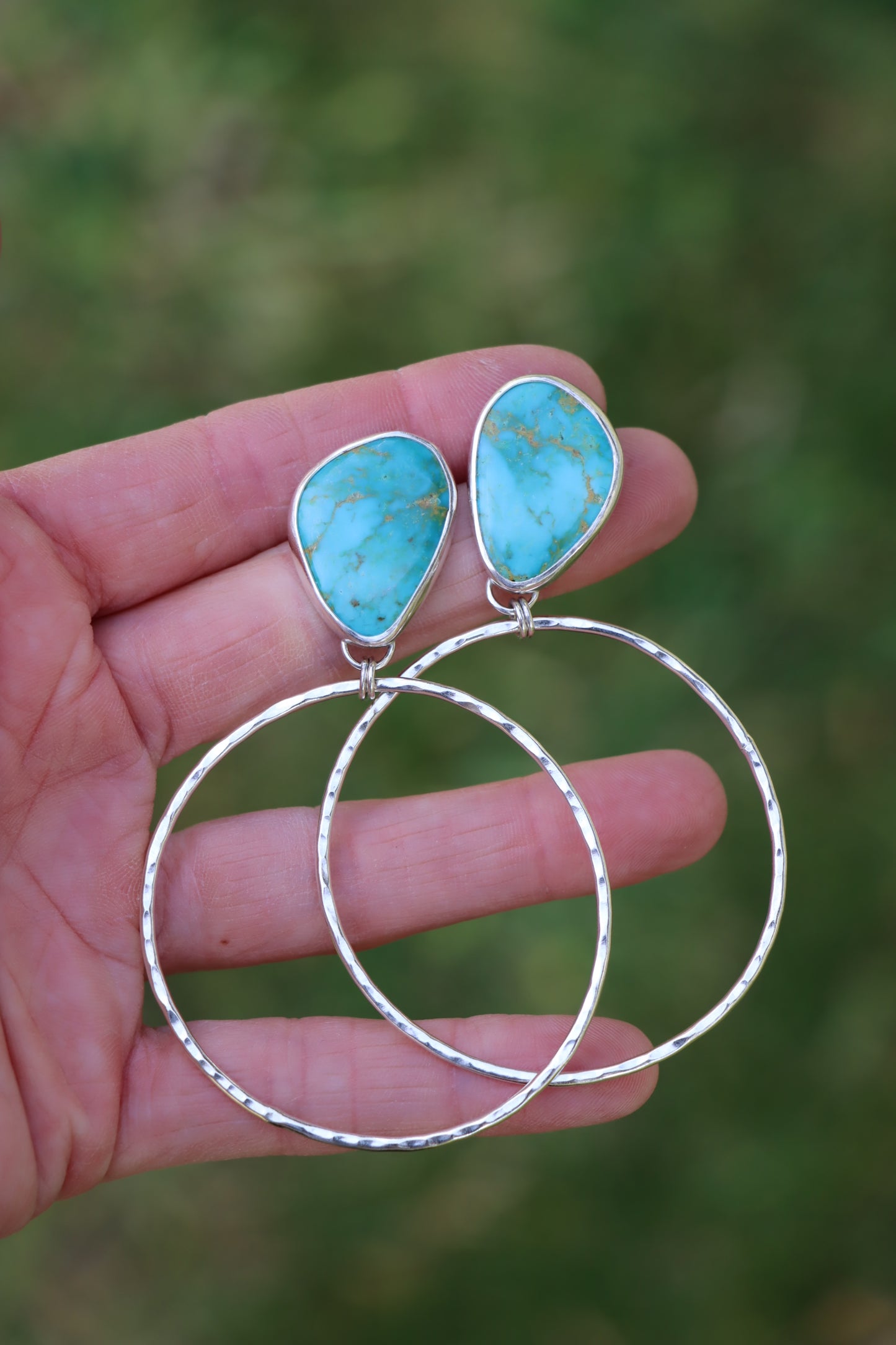Turquoise Hoops (Royston)