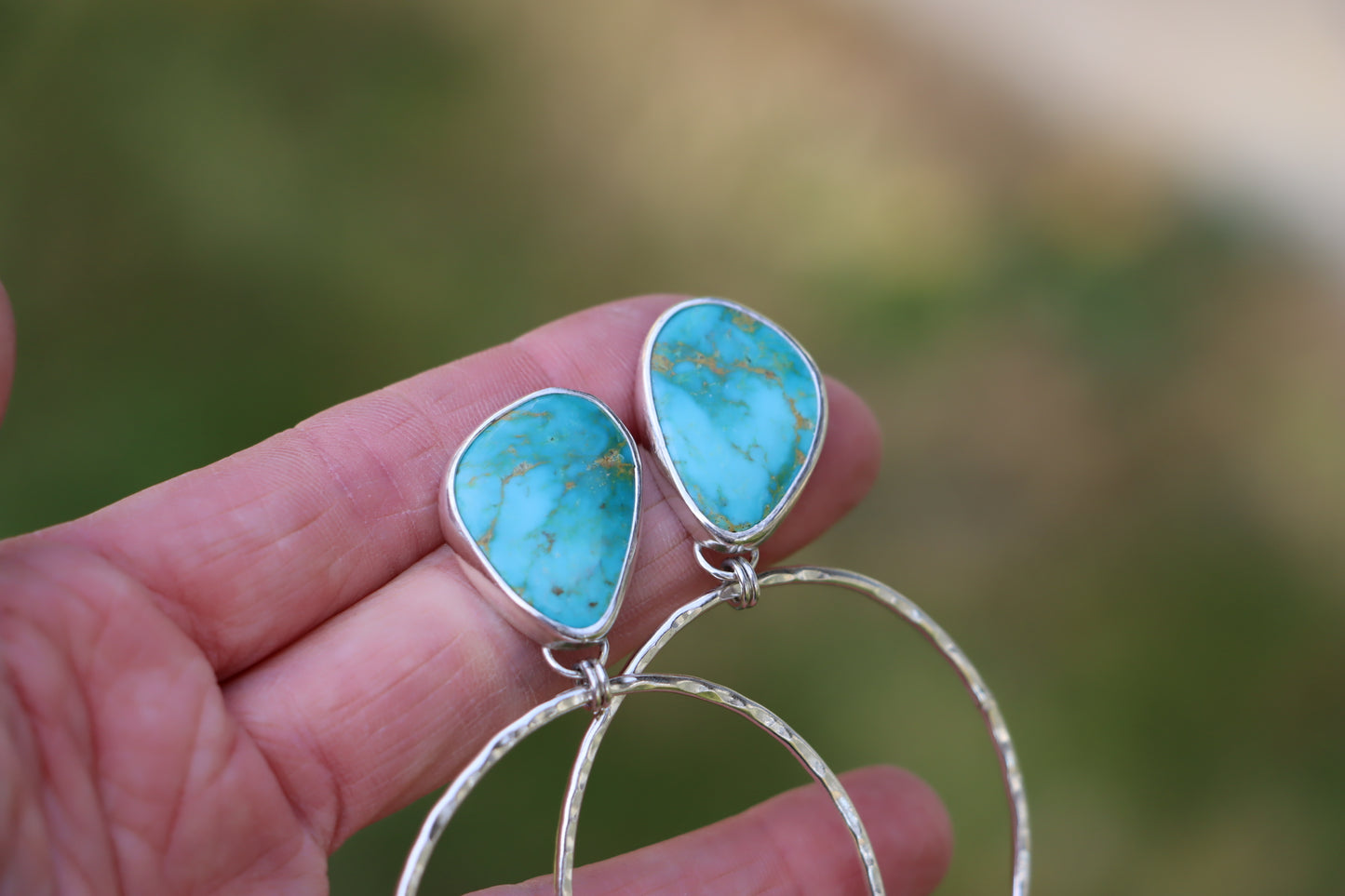 Turquoise Hoops (Royston)
