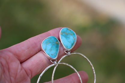 Turquoise Hoops (Royston)