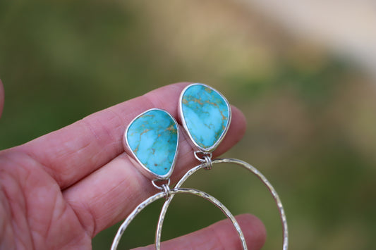 Turquoise Hoops (Royston)