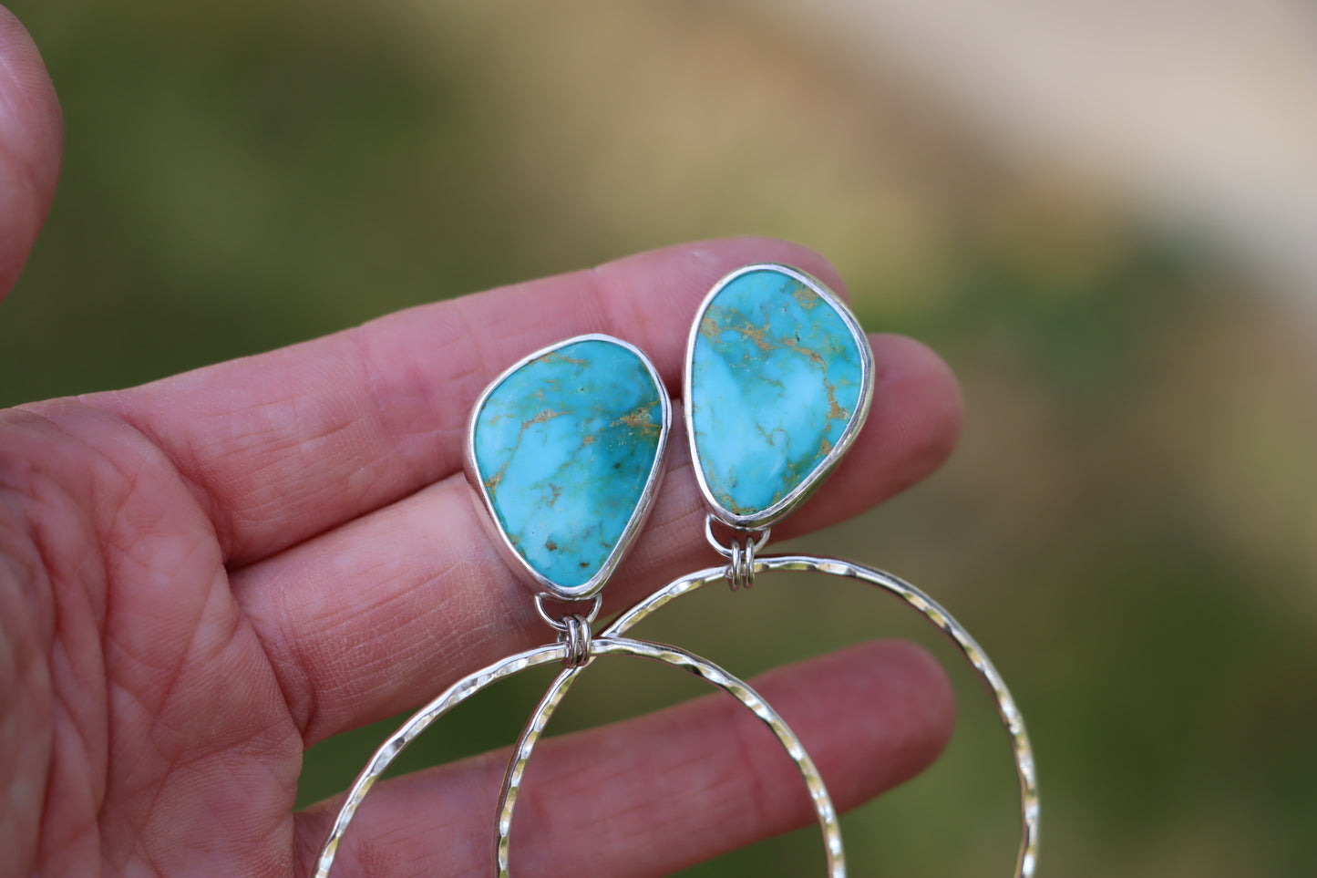 Turquoise Hoops (Royston)