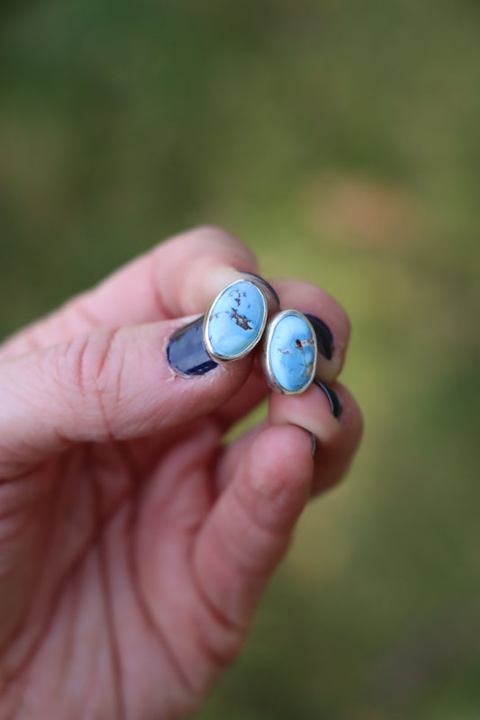 Stud Earrings (golden hill)