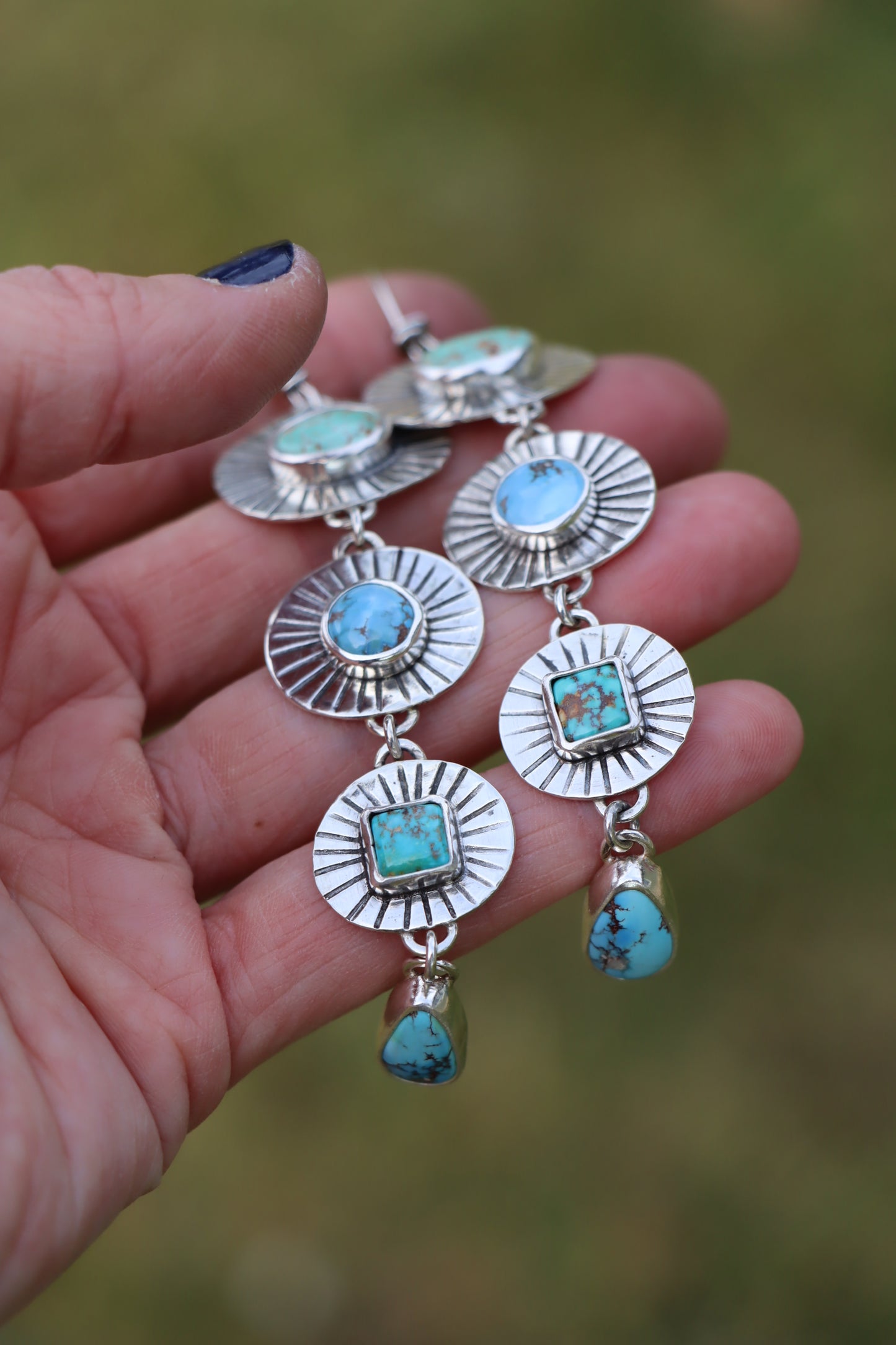 Horizon Cascade Statement Earring