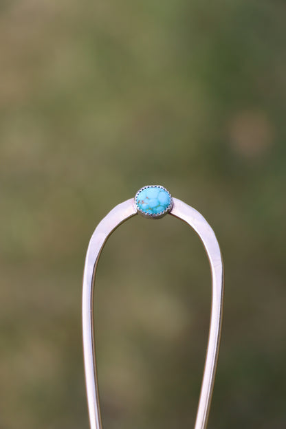 Turquoise Hair Fork #4