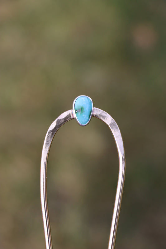 Turquoise Hair Fork #2