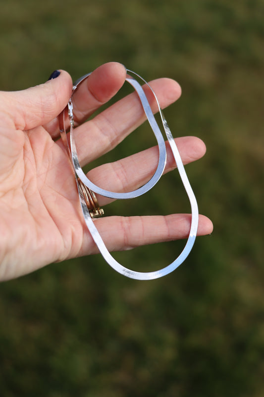 Herringbone Necklace 18''