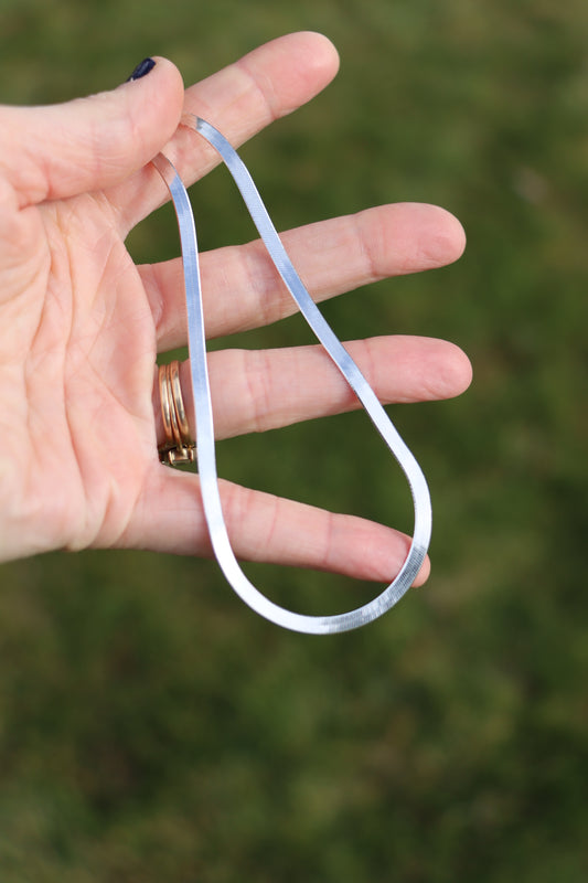 Herringbone Necklace 18''