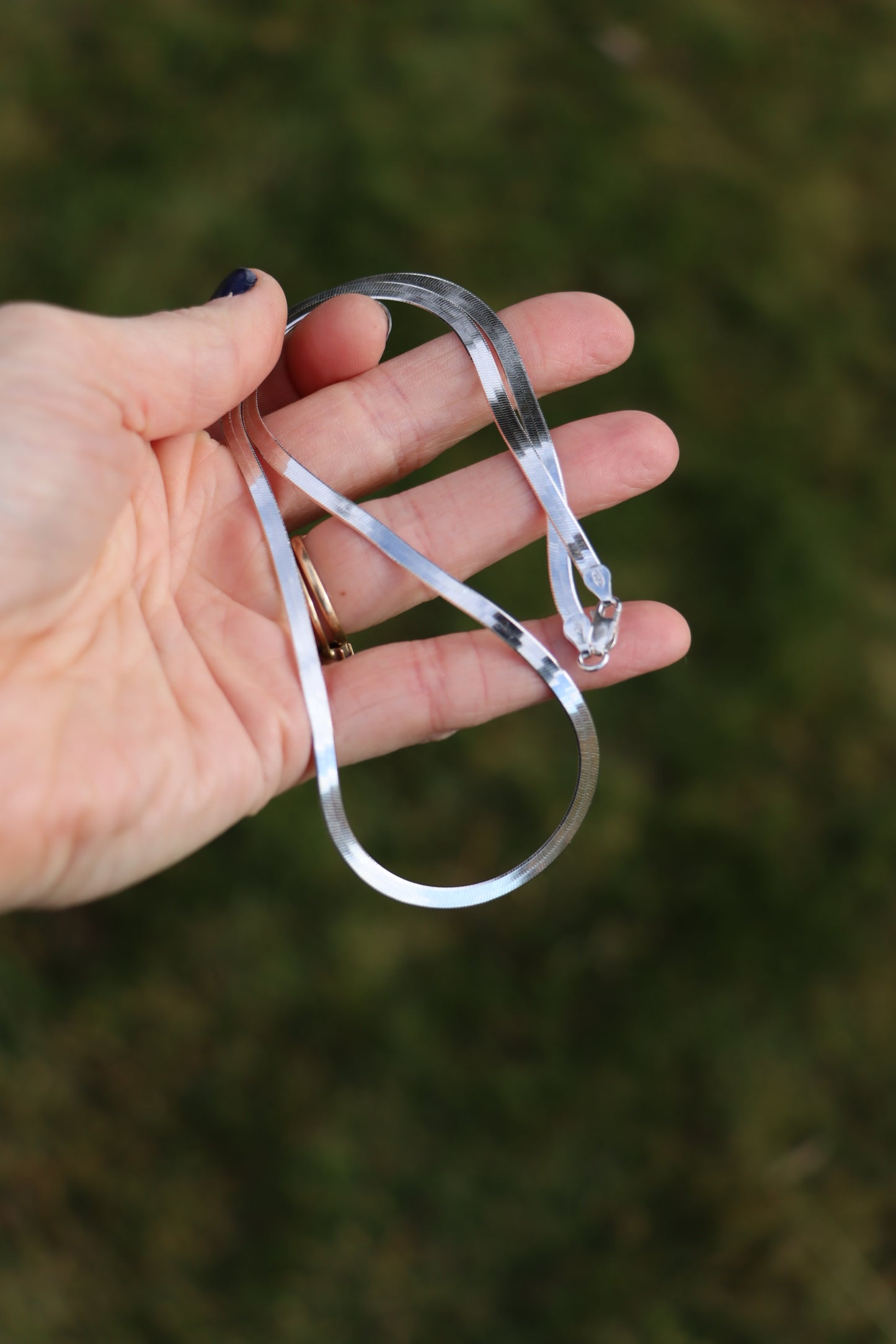 Herringbone Necklace 18''