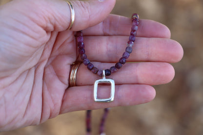 Mosaic Charm Necklace - Tourmaline