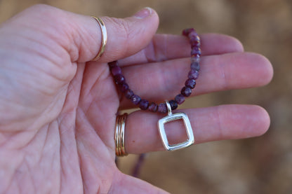 Mosaic Charm Necklace - Tourmaline