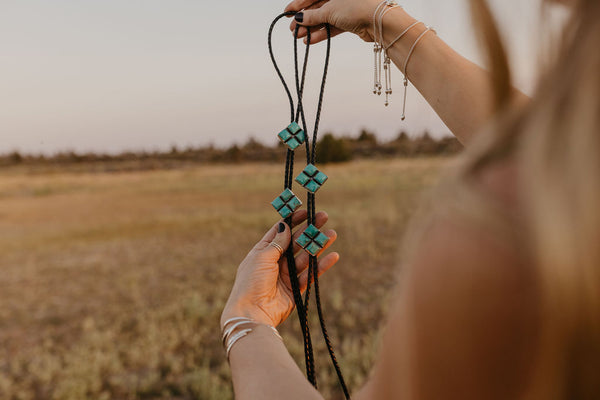 Moonlight Midnight Bolo Tie