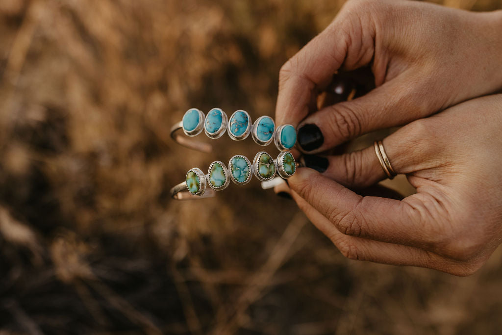 Palisade Cuff Bracelet (Blue Bird)