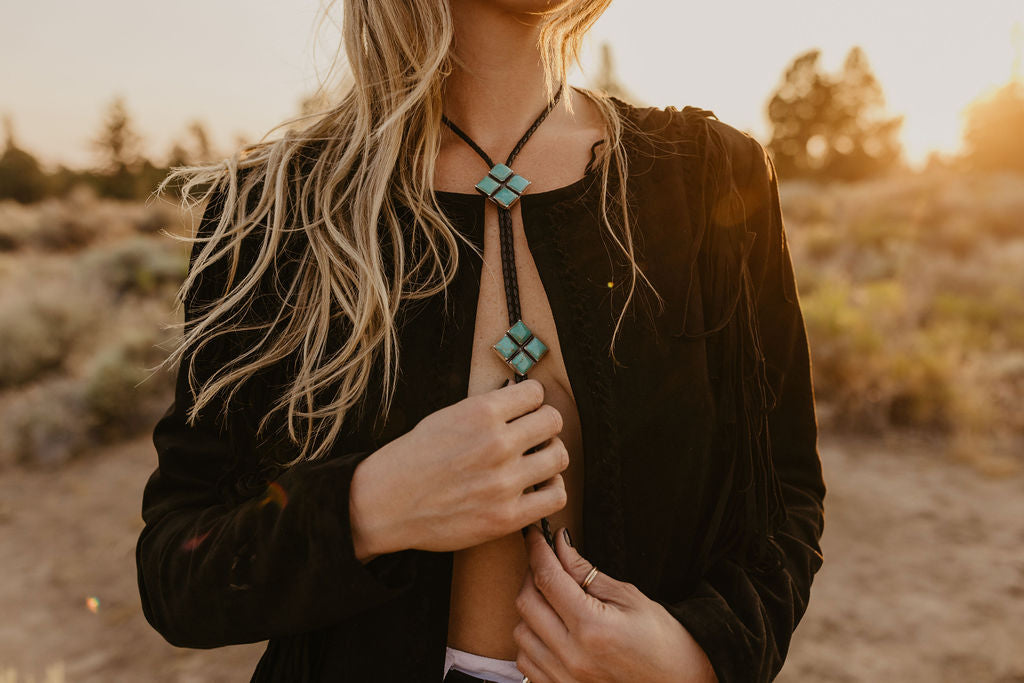 Moonlight Midnight Bolo Tie