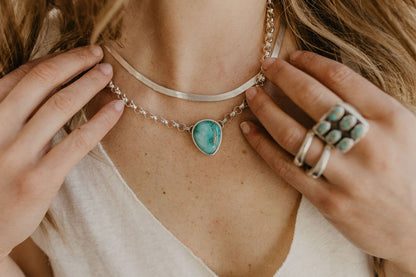 Turquoise Necklace (Blue Bird)