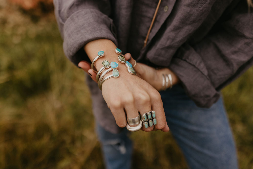 Turquoise Open Cuff (Small)