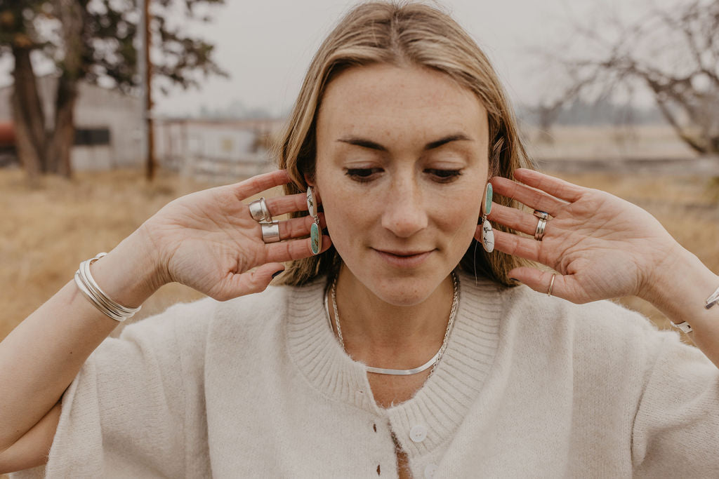 Ivory Creek + Kingman Stud Earrings #2