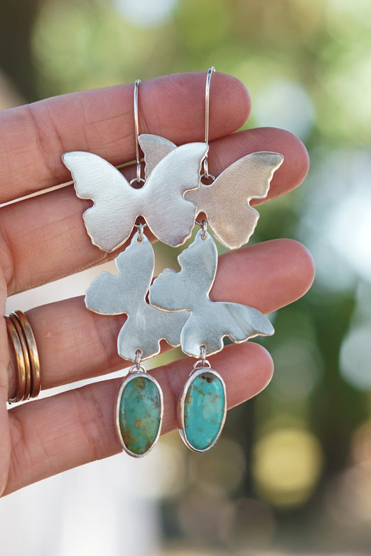 Butterfly Drop Earrings
