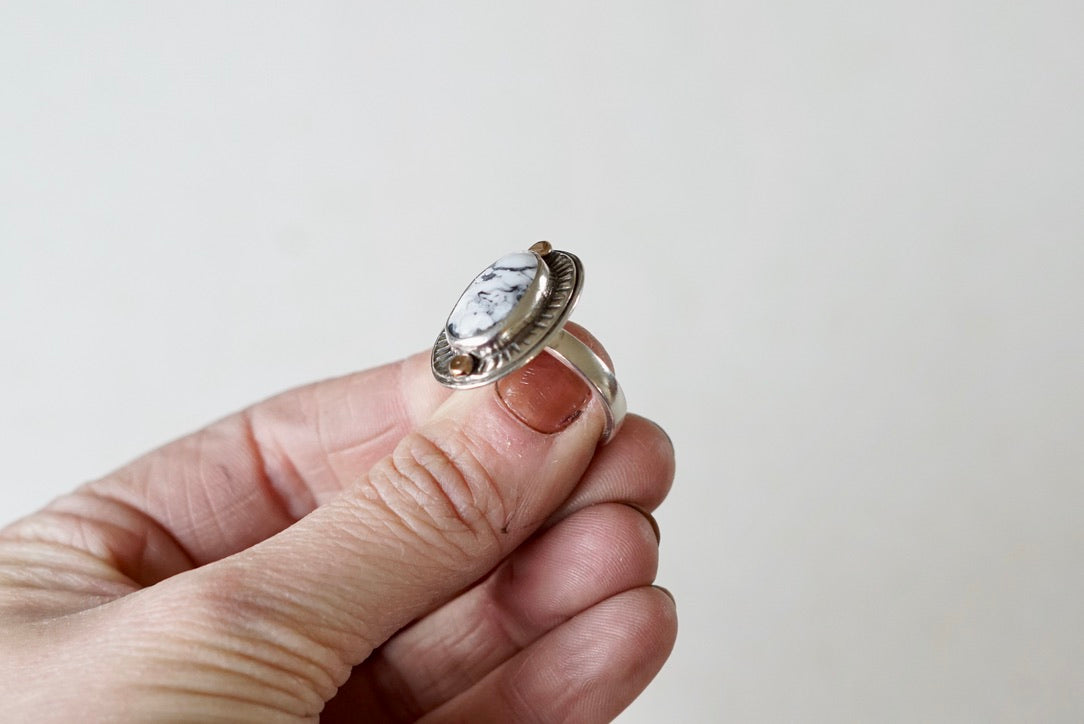 Small Sundial Ring (size 7.5)