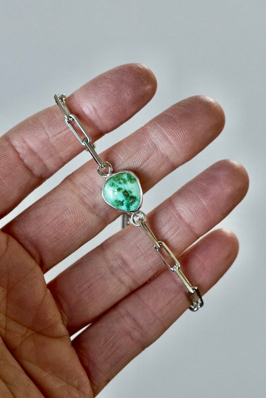 Cable Chain Adjustable Bracelet (Verde Valley)