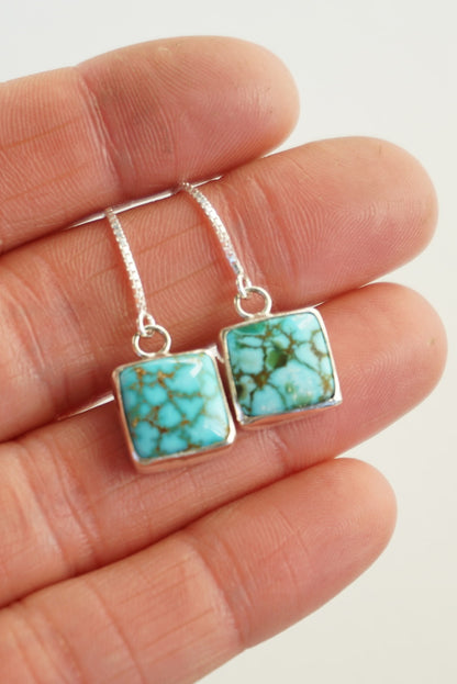 Turquoise Threader Earring (Kingman)