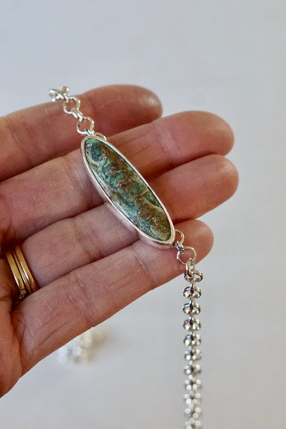 Turquoise Choker Necklace (Yungai)