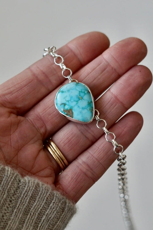 Turquoise Choker Necklace (Turquoise Mountain)