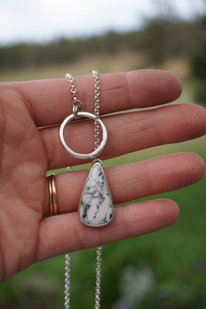 Lariat Necklace (White Buffalo)
