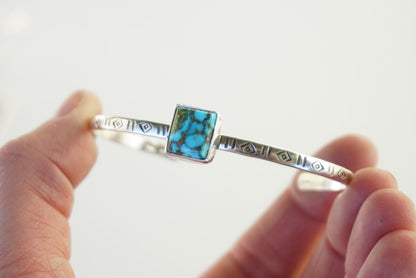 Stamped Cuff Bracelet (Kingman)