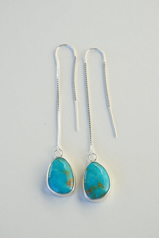 Turquoise Threader Earring (Royston)