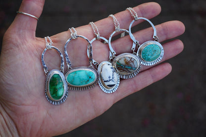 Riverbend Necklace #1 (Turquoise Mountain)