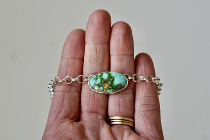 Turquoise Choker Necklace (Sonoran Gold)