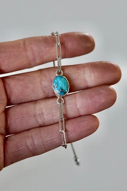 Cable Chain Adjustable Bracelet (Kingman)